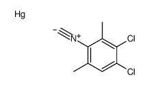 1,2-dichloro-4-isocyano-3,5-dimethylbenzene,mercury结构式