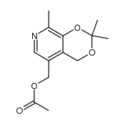 5'-O-acetyl-3,4'-O-isopropylidenepyridoxol Structure