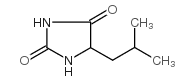 5-异丁基咪唑啉-2,4-二酮结构式