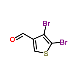 4,5-Dibromo-3-thiophenecarbaldehyde Structure