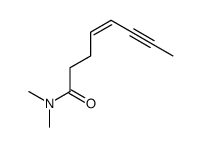 N,N-dimethyloct-4-en-6-ynamide Structure