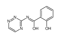 2-hydroxy-N-(1,2,4-triazin-3-yl)benzamide结构式