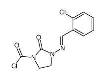 3-(2-chloro-benzylideneamino)-2-oxo-imidazolidine-1-carbonyl chloride结构式