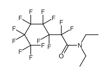 N,N-diethyl-2,2,3,3,4,4,5,5,6,6,7,7,7-tridecafluoroheptanamide Structure