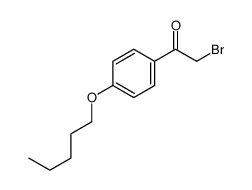 2-bromo-1-(4-pentoxyphenyl)ethanone Structure