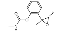 Methyl-carbamic acid 2-((2S,3R)-2,3-dimethyl-oxiranyl)-phenyl ester结构式