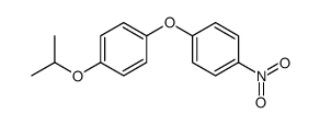 1-nitro-4-(4-propan-2-yloxyphenoxy)benzene结构式