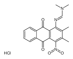 N,N-Dimethyl-N'-(2,3-dimethyl-4-nitro-1-anthrachinonyl)formidiniumchlorid Structure