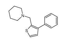 1-[(3-phenylthiophen-2-yl)methyl]piperidine Structure