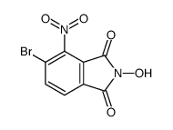 5-bromo-2-hydroxy-4-nitroisoindole-1,3-dione结构式