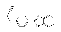 2-(4-prop-2-ynoxyphenyl)-1,3-benzoxazole Structure