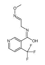 N-(2-methoxyiminoethyl)-4-(trifluoromethyl)pyridine-3-carboxamide Structure