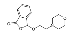 3-(2-morpholin-4-ylethoxy)-3H-2-benzofuran-1-one结构式