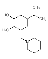 Cyclohexanol,2-methyl-5-(1-methylethyl)-3-(1-piperidinylmethyl)- picture