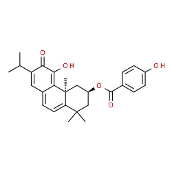 4-Hydroxybenzoic acid 11-hydroxy-12-oxoabieta-5,7,9(11),13-tetraene-2α-yl ester picture