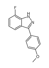 7-fluoro-3-(4-methoxyphenyl)-1H-indazole Structure