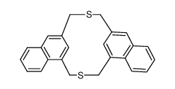 2,13-dithia[3.3](1,3)naphthalenophanee Structure