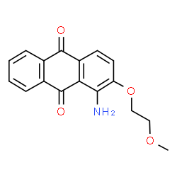 1-Amino-2-(2-methoxyethoxy)-9,10-anthracenedione structure