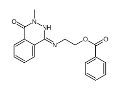 4-(2-Benzoyloxyethylamino)-2-methyl-1-oxo-1,2-dihydrophthalazine结构式