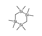 1,1,2,2,4,4,5,5-octamethyl-1,2,4,5-tetrasilacyclohexane Structure