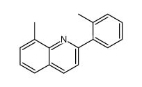 8-methyl-2-o-tolylquinoline Structure