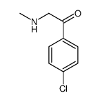 1-(4-chlorophenyl)-2-(methylamino)ethanone结构式