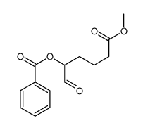 (6-methoxy-1,6-dioxohexan-2-yl) benzoate结构式