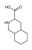 decahydro-3-isoquinolinecarboxylic acid结构式