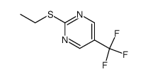 2-ethylthio-5-trifluoromethylpyrimidine结构式