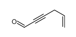 hex-5-en-2-ynal Structure