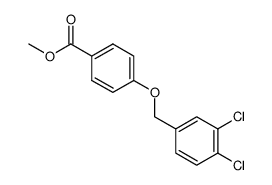 METHYL 4-[(3,4-DICHLOROBENZYL)OXY]BENZENECARBOXYLATE结构式