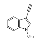 3-ETHYNYL-1-METHYL-1H-INDOLE structure