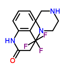 2-PIPERAZIN-1-YL-N-[2-(TRIFLUOROMETHYL)PHENYL]ACETAMIDE图片