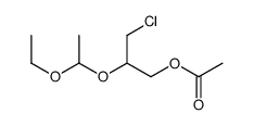 3-Chloro-2-(1-ethoxyethoxy)propyl acetate结构式