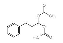 (1-acetyloxy-3-phenyl-propyl) acetate结构式