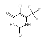 5-氯-6-(三氟甲基)-2,4(1h,3h)-嘧啶二酮结构式