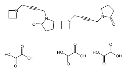 1-[4-(azetidin-1-yl)but-2-ynyl]pyrrolidin-2-one,oxalic acid结构式