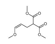 (Z)-Dimethyl 2-(3-methoxy-2-propenyl)-1,3-propanedioate Structure