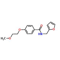 N-(2-Furylmethyl)-4-(2-methoxyethoxy)benzamide Structure