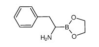 ethylene glycol 1-amino-2-phenylethane-1-boronate Structure