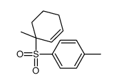 1-methyl-4-(1-methylcyclohex-2-en-1-yl)sulfonylbenzene Structure