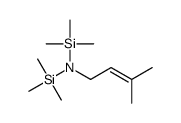 3-methyl-N,N-bis(trimethylsilyl)but-2-en-1-amine Structure