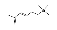 Trimethyl-((E)-5-methyl-hexa-3,5-dienyl)-silane结构式