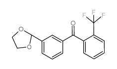 3'-(1,3-DIOXOLAN-2-YL)-2-TRIFLUOROMETHYLBENZOPHENONE图片