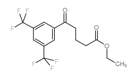 ETHYL 5-(3,5-DITRIFLUOROMETHYLPHENYL)-5-OXOVALERATE structure