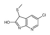 5-Chloro-3-(methylsulfanyl)-1,3-dihydro-2H-pyrrolo[2,3-b]pyridin- 2-one Structure