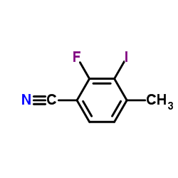 2-Fluoro-3-iodo-4-methylbenzonitrile Structure