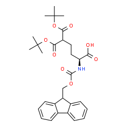 (S)-Fmoc-2-amino-5-tert-butoxycarbonyl-hexanedioic acid-6-te structure