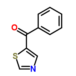 phenyl(1,3-thiazol-5-yl)methanone结构式