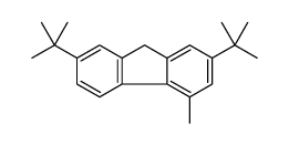 9H-Fluorene, 2,7-bis(1,1-dimethylethyl)-4-methyl Structure